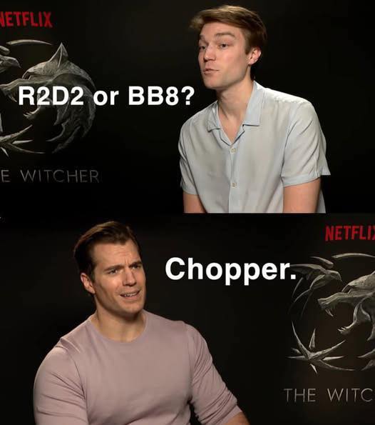 This meme is a screenshot from the TV show "The Witcher" where Geralt of Rivia (Henry Cavill) is asked if he prefers the sword Dragon or the sword Wolf. He responds with a deadpan "In 2 seconds" which is then followed by a question asking if he prefers Dragon or Wolf. The meme is a joke about the absurdity of the question, with the response being a humorous and unexpected "In 2 seconds" and then "Dragon".